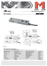 Lade das Bild in den Galerie-Viewer, Keli CB, flache Scherstab-Wägezelle, nicht eichfähig