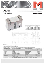 Lade das Bild in den Galerie-Viewer, Keli XSB, eichfähige Single-Point-Wägezelle aus Aluminium, 500kg und 1000kg