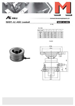 Lade das Bild in den Galerie-Viewer, Keli NHSY-SS, hochohmige, eichfähige Drucklastwägezelle aus Edelstahl
