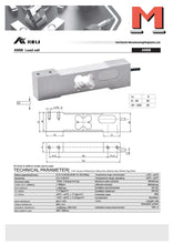 Lade das Bild in den Galerie-Viewer, Keli AMIB, eichfähige Single-Point-Wägezelle aus Aluminium, eichfähig von 20kg bis 100kg