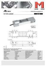 Lade das Bild in den Galerie-Viewer, Keli ILY-SS Single-Point-Wägezelle aus Edelstahl, eichfähig von 8kg bis 30kg, nicht eichfähig 50kg bis 100kg