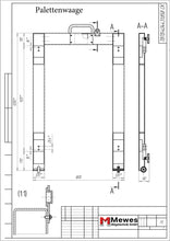 Lade das Bild in den Galerie-Viewer, Palettenwaagen-Grundkörper für industrieelle Anwendungen, auch als Bausatz mit Wägezellen