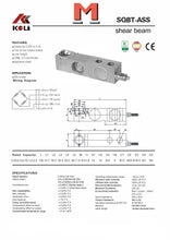 Lade das Bild in den Galerie-Viewer, Keli SQBT-SS Edelstahl, mit Sackloch, eichfähig, inkl. Lastfuß