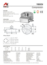 Lade das Bild in den Galerie-Viewer, Keli YBSCN, eichfähige Drucklastwägezelle aus rostfreiem Stahl