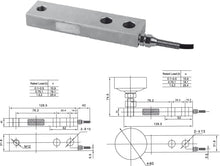 Lade das Bild in den Galerie-Viewer, Keli CB, flache Scherstab-Wägezelle, nicht eichfähig