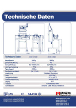 Lade das Bild in den Galerie-Viewer, Checkweigher ACW-1, Bitte fragen sie uns an!
